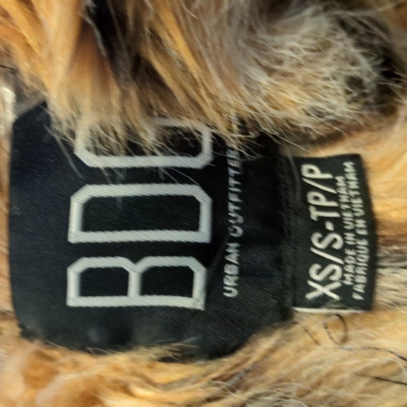 Urban Outfitters Faux Fur Lined Denim Trucker Jacket Size XS - Picture 12 of 13